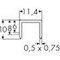 Compressed Air Staple 53 10x11,4mm steel zinc plated 2500